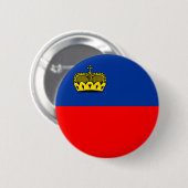 Badge Rond 5 Cm la Liechtenstein (Devant & derrière)