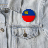 Badge Rond 5 Cm la Liechtenstein (En situation)