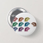 Badge Rond 5 Cm La loutre soit différente (Devant & derrière)