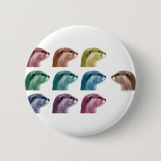 Badge Rond 5 Cm La loutre soit différente