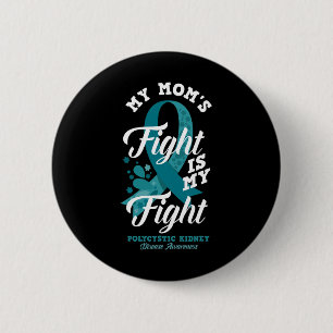 Badge Rond 5 Cm La lutte de maman est ma lutte contre la maladie d