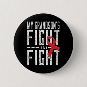 Badge Rond 5 Cm La lutte de mon petit-fils est ma lutte contre le 