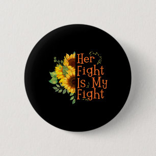Badge Rond 5 Cm La lutte est ma lutte contre le cancer Sensibilisa
