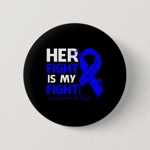 Badge Rond 5 Cm La lutte est ma lutte contre l'hydrocéphalie