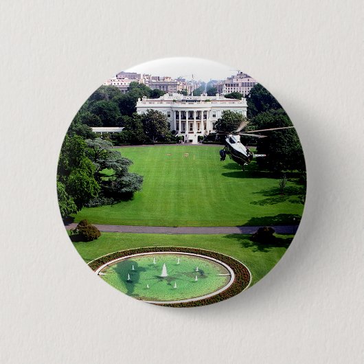 Badge Rond 5 Cm La Maison Blanche (Devant)