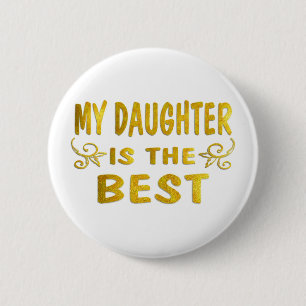 Badge Rond 5 Cm La meilleure fille