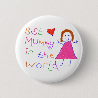 Badge Rond 5 Cm La meilleure maman en monde