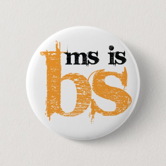 Badge Rond 5 Cm La milliseconde est les BS (Devant)