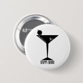 Badge Rond 5 Cm La Montée Est Mon Heureuse Heure (Devant & derrière)