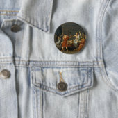 Badge Rond 5 Cm La mort de David de Socrates (En situation)