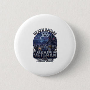 Badge Rond 5 Cm La mort sourit Vétéran Halloween Fantôme Cimetière