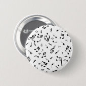 Badge Rond 5 Cm La musique vit_ (Devant & derrière)