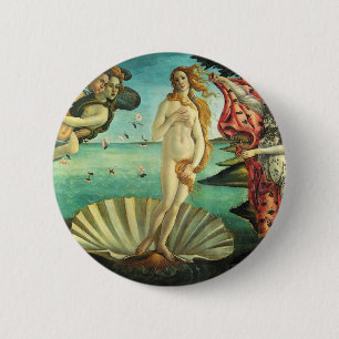 Badge Rond 5 Cm La naissance de Vénus par Sandro Botticelli