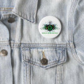 Badge Rond 5 Cm La nature réutilise (En situation)