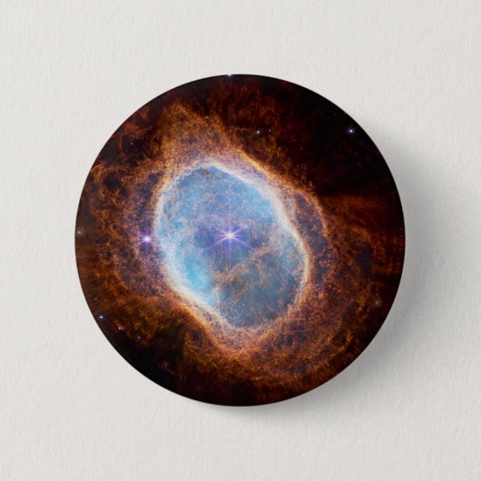 Badge Rond 5 Cm La Nebula de l'Anneau du Sud (Devant)