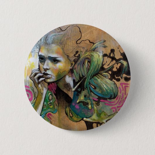 Badge Rond 5 Cm La NEMA réfléchit sur des événements particuliers (Devant)