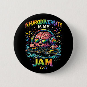 Badge Rond 5 Cm La Neurodiversité Est Ma Passion
