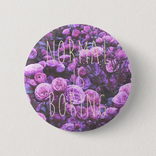 BADGE ROND 5 CM LA NORMALE ENNUYEUX (Devant)