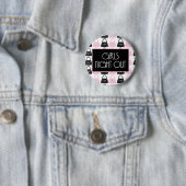Badge Rond 5 Cm La nuit de filles pince (En situation)