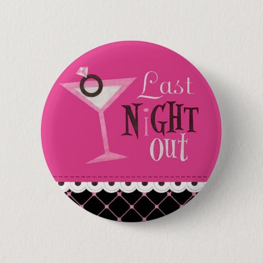 Badge Rond 5 Cm La nuit dernière (Devant)