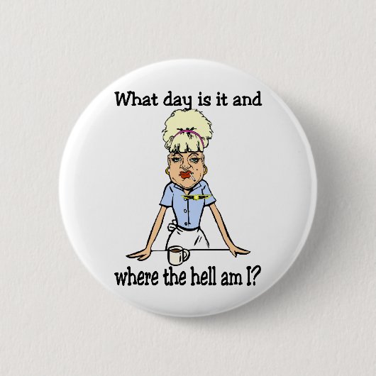 Badge Rond 5 Cm là où suis je (Devant)