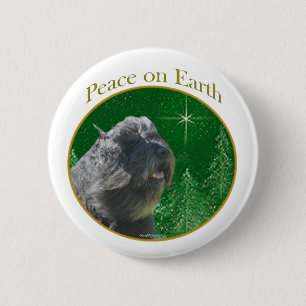 Badge Rond 5 Cm La paix de Bouvier Des Flandres