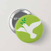 Badge Rond 5 Cm La paix faite sur commande a plongé avec le logo (Devant & derrière)