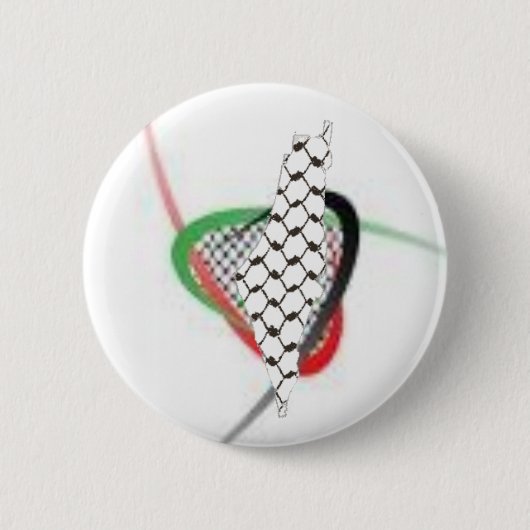 Badge Rond 5 Cm La Palestine à nos coeurs (Devant)