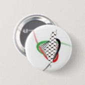 Badge Rond 5 Cm La Palestine à nos coeurs (Devant & derrière)