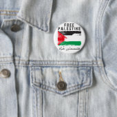 Badge Rond 5 Cm La Palestine libre (En situation)