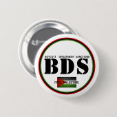 Badge Rond 5 Cm La Palestine libre (Devant & derrière)
