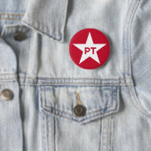 Badge Rond 5 Cm La partie de travailleurs (Brésil) (En situation)