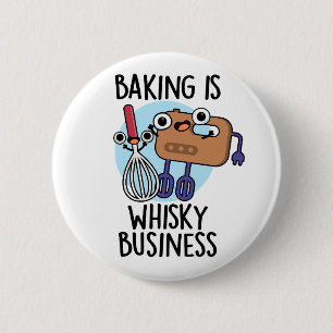 Badge Rond 5 Cm La pâtisserie est une affaire de fouet amusante po
