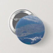 Badge Rond 5 Cm La péninsule de Floride. (Devant & derrière)