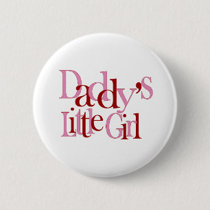Badge Rond 5 Cm La petite fille du papa