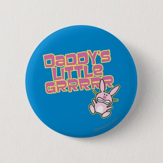 Badge Rond 5 Cm La petite fille du papa (Devant)