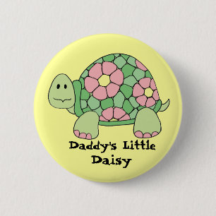 Badge Rond 5 Cm La petite marguerite du papa