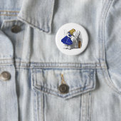 Badge Rond 5 Cm La petite porte (En situation)