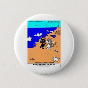 Badge Rond 5 Cm La plus grande litière du monde Cadeaux drôles et
