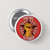 Badge Rond 5 Cm La poésie est puissance (Devant & derrière)