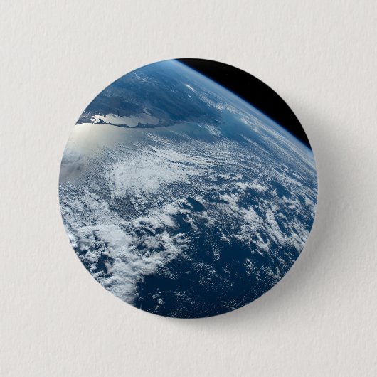 Badge Rond 5 Cm La Pointe Sud Du Brésil Bordant L'Uruguay. (Devant)