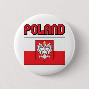 Badge Rond 5 Cm La Pologne