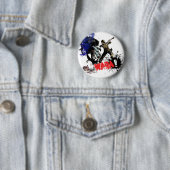 Badge Rond 5 Cm La Pologne Wara ! (En situation)