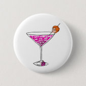 Badge Rond 5 Cm La présentation de la serviette : Bouton Cocktail  (Devant)