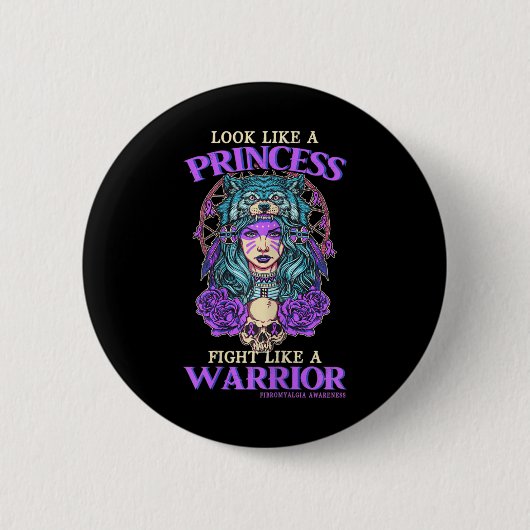 Badge Rond 5 Cm La Princesse De Conscience Se Battre Comme Un Guer (Devant)