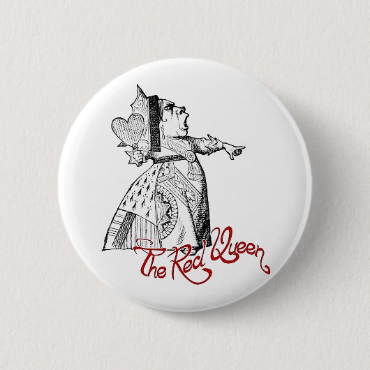 Badge Rond 5 Cm La reine rouge (Devant)