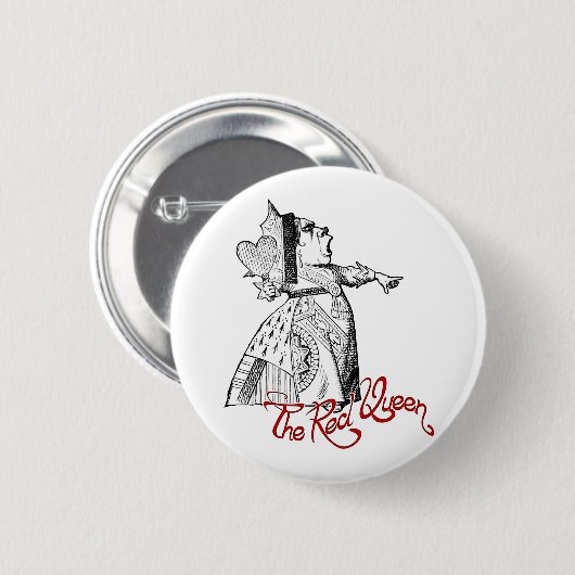 Badge Rond 5 Cm La reine rouge (Devant & derrière)