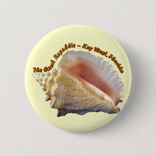 Badge Rond 5 Cm La République de conque (Devant)