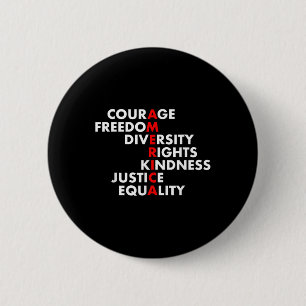 Badge Rond 5 Cm La résistance politique contre Trump