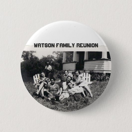 Badge Rond 5 Cm La Réunion de famille de Watson (Devant)